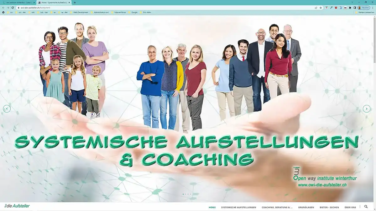 Systemische Aufstellungen für private und aufstellungsleitende Personen, Jahresgruppe, Coaching, Seminare, - owi -open way institute für Systemische Aufstellungen - www.owi-die-aufsteller.ch